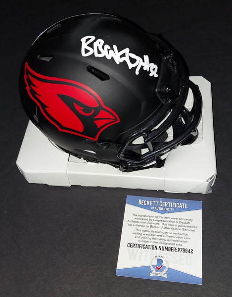 Budda Baker autographed Arizona Cardinals mini helmet Beckett Witness COA