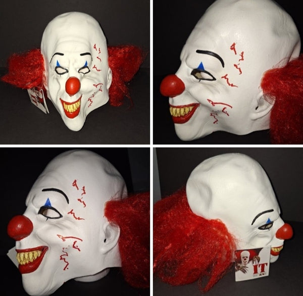 Tim Curry autographed IT Pennywise Mask Beckett COA