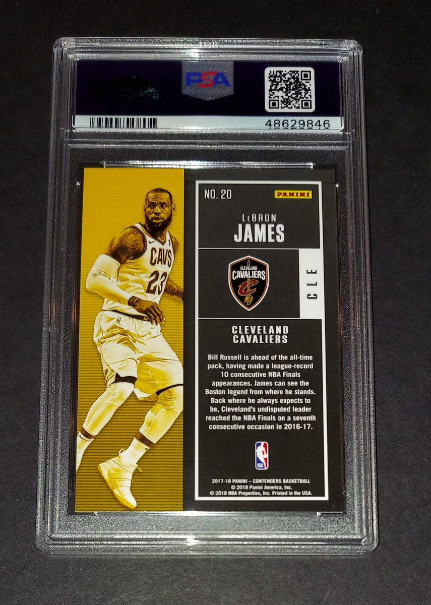 LeBron James 2017 Panini Contenders Season Ticket Cleveland