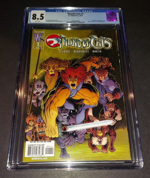 Thundercats slabbed graded comic CGC 8.5