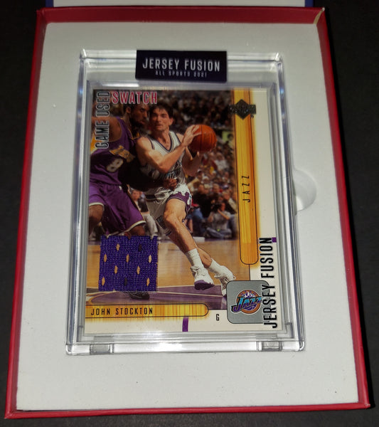 John Stockton Jersey Fusion card