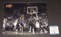 Jeff Hornacek autographed 11x14 Beckett COA