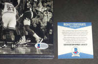 Jeff Hornacek autographed 11x14 Beckett COA