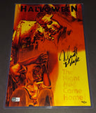 Nick Castle autographed 11x17 Beckett Witness COA