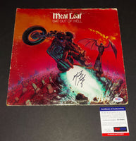 Meat Loaf autographed album PSA/DNA COA