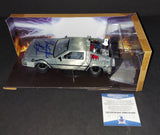 Christopher Lloyd autographed Delorean Diecast 1:24 Car Beckett Witness COA