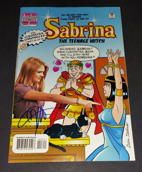 Melissa Joan Hart autographed comic Beckett COA