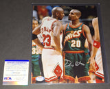 Gary Payton autograph 8x10 PSA/DNA COA