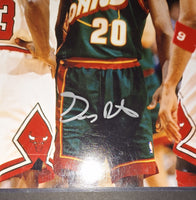 Gary Payton autograph 8x10 PSA/DNA COA