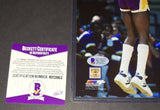 Magic Johnson autographed 8x10 Beckett Witness COA