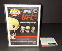 Khabib Nurmagomedov autographed Funko PSA/DNA COA