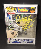 Christopher Lloyd autographed Funko Beckett COA