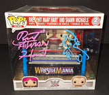 Shawn Michaels and Bret Hart autographed Funko Beckett COA