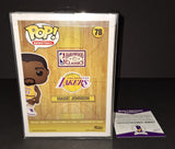 Magic Johnson autographed Funko Beckett Witness COA