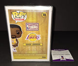 Magic Johnson autographed Funko Beckett Witness COA