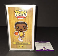 Magic Johnson autographed Funko Beckett Witness COA