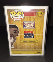 Magic Johnson autographed Funko Beckett Witness COA