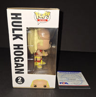 Hulk Hogan autographed Funko PSA COA