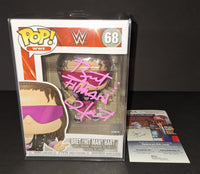 Bret Hart autographed Funko JSA COA