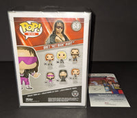 Bret Hart autographed Funko JSA COA