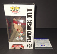 Julio Cesar Chavez autographed Funko PSA COA