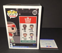 Julio Cesar Chavez autographed Funko PSA COA