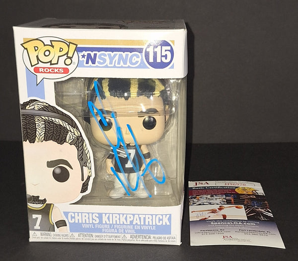 Chris Kirkpatrick autographed Funko JSA COA