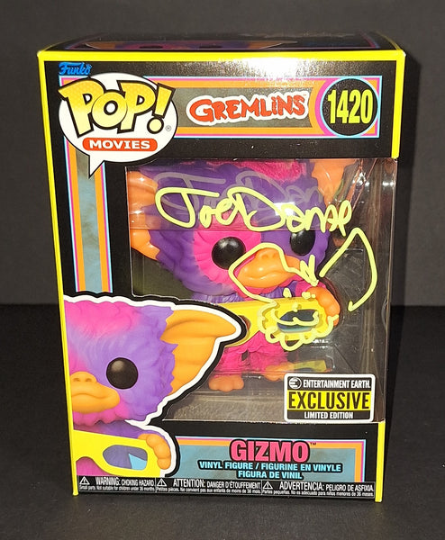 Joe Dante autographed Gizmo Funko Beckett Witness COA