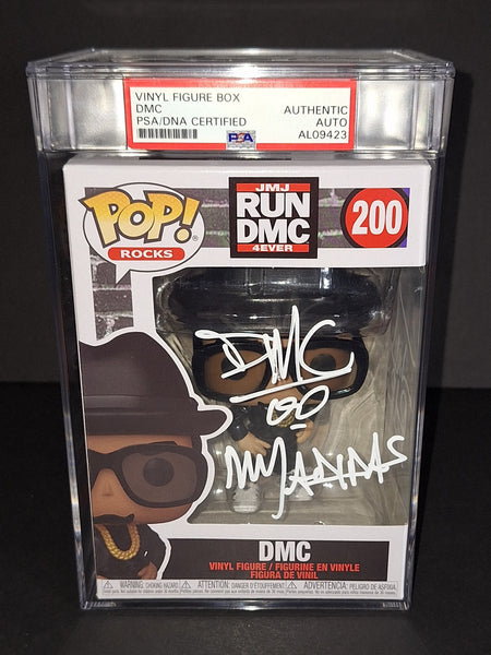 Darryl McDaniels Run-DMC autographed and encapsulated Funko PSA COA