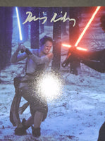 Daisy Ridley autographed 8x10 Beckett Witness COA