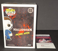 Nick Castle, Tom Morga, Will Sandin, and Chris Durand autographed Funko JSA COA