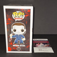 Nick Castle, Tom Morga, Will Sandin, and Chris Durand autographed Funko JSA COA