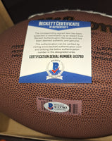 Aeneas Williams autographed football Beckett COA