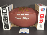 Byron Murphy autographed football Beckett COA