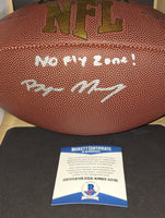 Byron Murphy autographed football Beckett COA