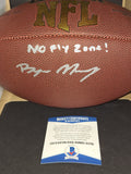 Byron Murphy autographed football Beckett COA