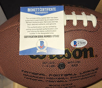 Christian Kirk autographed football Beckett COA