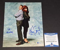 Ed O'Neill and Katey Sagal autographed 8x10 Beckett COA