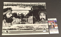 Cheech and Chong autographed 11x14 JSA COA