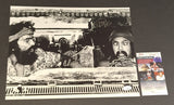 Cheech and Chong autographed 11x14 JSA COA