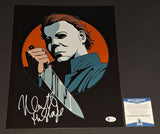 Nick Castle autographed 11x14 Beckett Witness COA