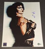 Tim Curry autographed 11x14 Beckett Witness COA