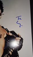 Tim Curry autographed 11x14 Beckett Witness COA