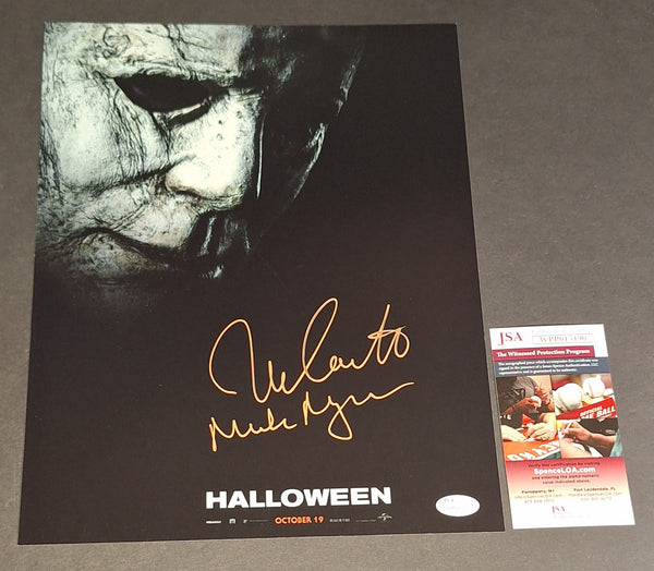 Nick Castle autographed 11x14 JSA Witness COA