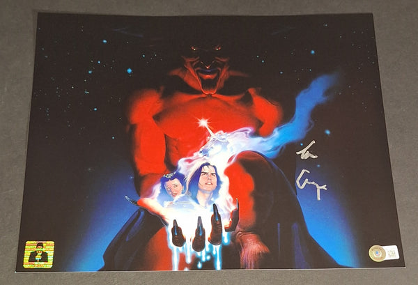 Tim Curry autographed 11x14 Beckett Witness COA