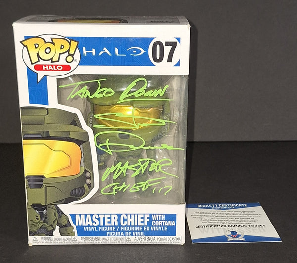 Steve Downes autographed Funko Beckett COA