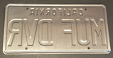 Cheech and Chong autographed license plate JSA COA