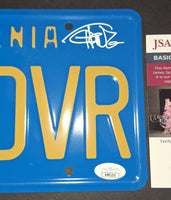 Cheech and Chong autographed license plate JSA COA