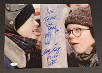 Peter Billingsley and Scott Schwartz autographed 11x14 JSA COA