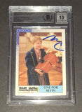Macaulay Culkin autographed card Beckett COA